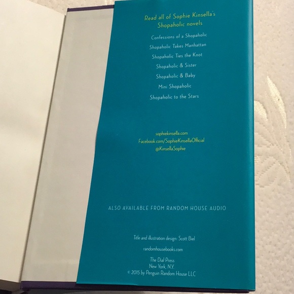 NWT,Hardcover, Shopaholic to the Rescue,by Sophie Kinsella, SHOPAHOLIC SERIES - Picture 7 of 8